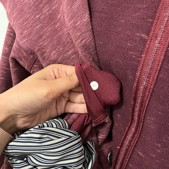 Lululemon Find Your Centre Wrap Heathered Marled Rust Berry 8 - Picture 16 of 16